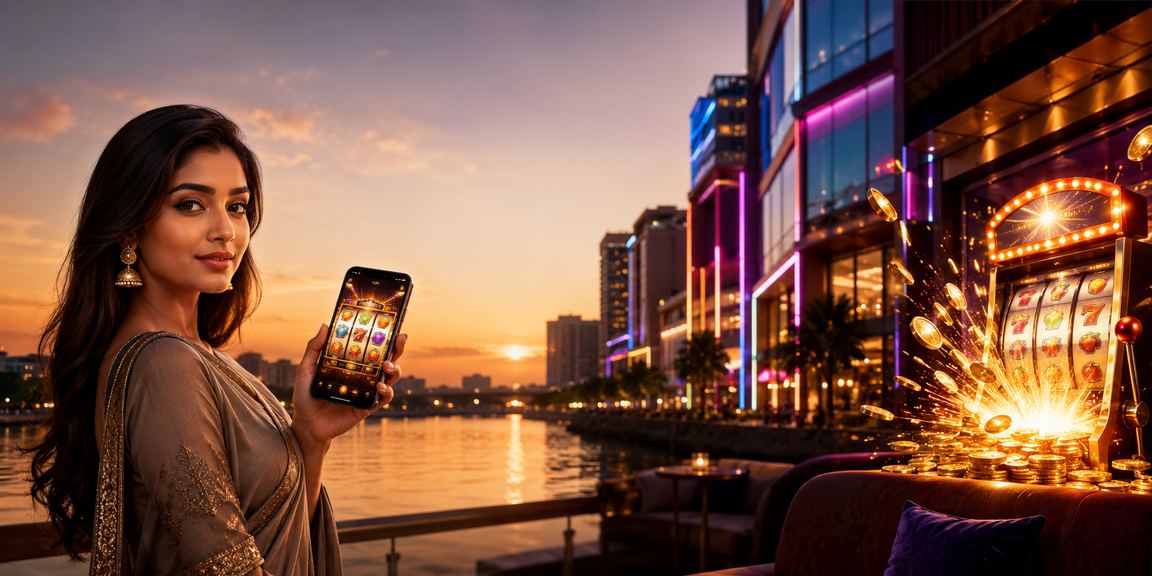 রংপুর স্লট গেমের নিয়ন আলোতে সুন্দর দৃশ্য